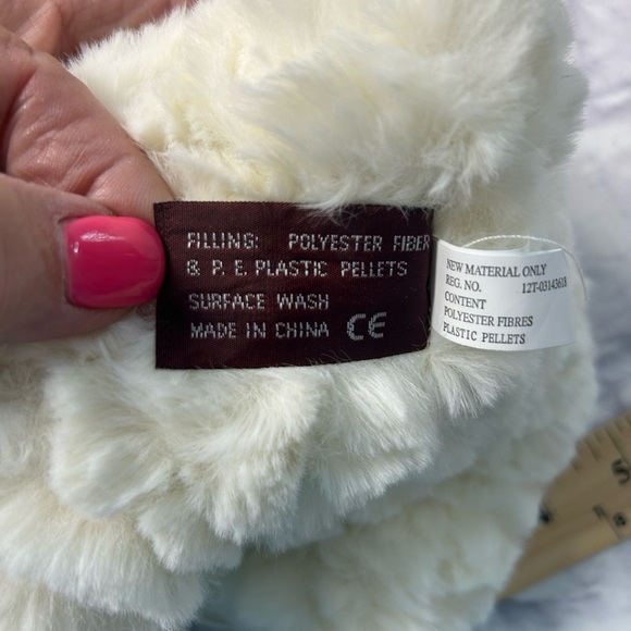 NWT Bearington Collection Cream Plush Bunny named “Creamy” - Picture 7 of 11